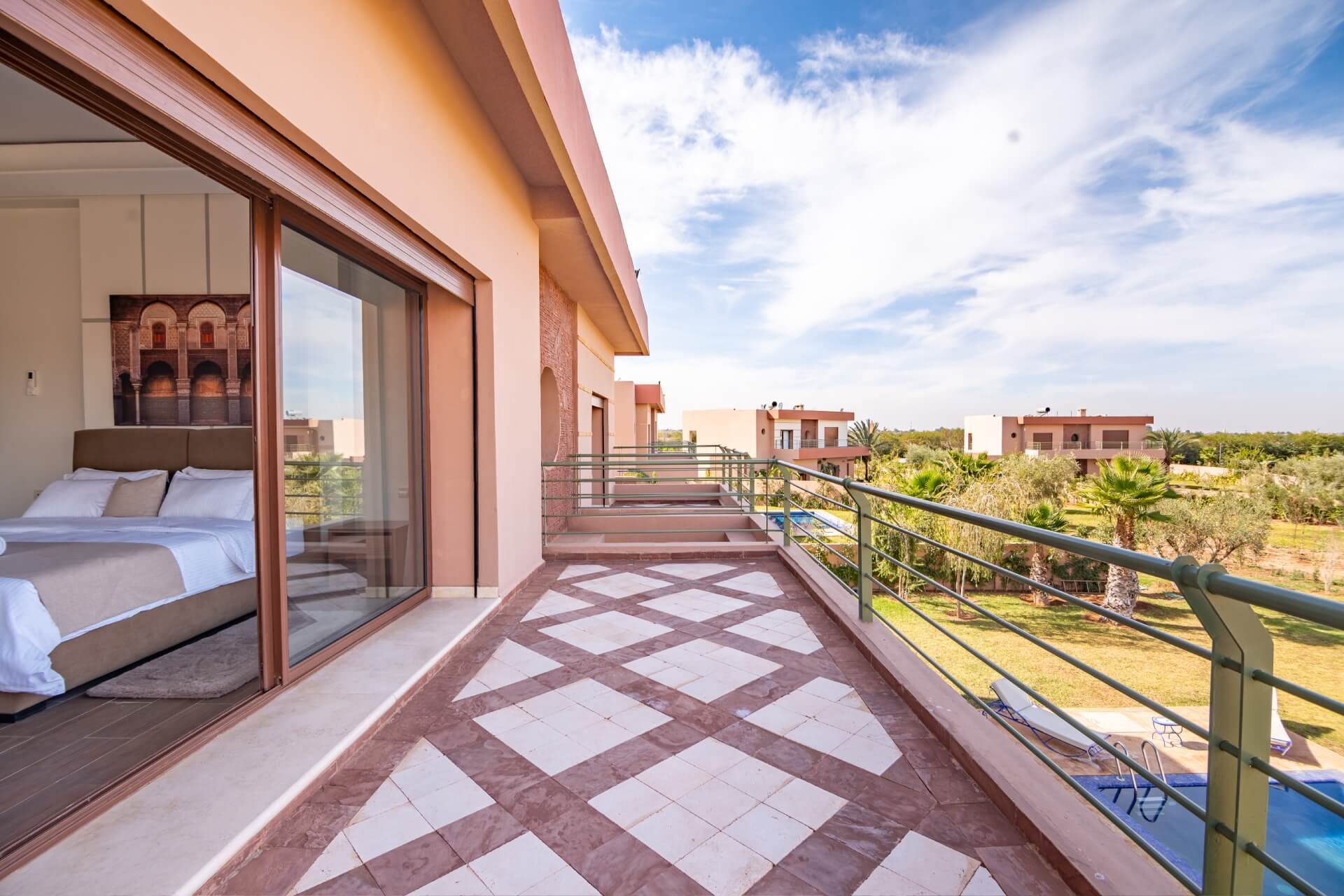 Location Villa de Luxe à Marrakech - terrasse